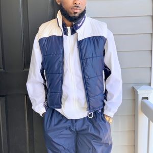 Reebok vintage retro 90s 3 piece jacket vest wind suit streetwear